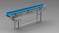 Linear Plastic Mesh Belt Conveyor